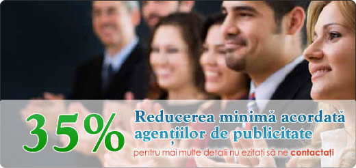 Reducere pentru agentiile de publicitate